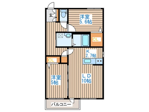 プレミアシティ発寒中央の物件間取画像